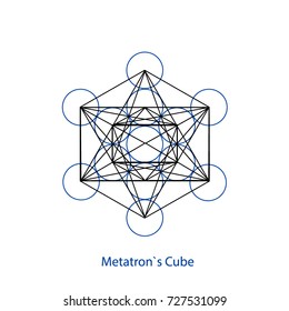 Sacred Geometry. Metatron's cube