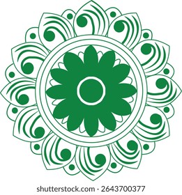 Sacred geometry new mandala design