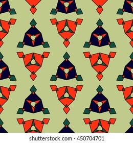 Sacred geometry pattern in vector. Arabic  background