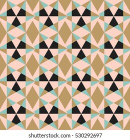 Sacred geometry pattern in vector. Arabic pattern background