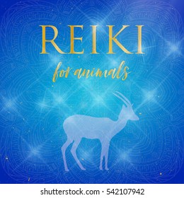 Sacred geometry. Reiki symbol. The word Reiki is made up of two Japanese words, Rei means 'Universal' - Ki means 'life force energy'.