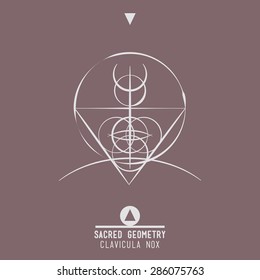 Sacred geometry set of trendy vector Alchemy symbols collection on grunge background. Religion, philosophy, spirituality, occultism, science, magic. Design and tattoo elements.Vector illustration.