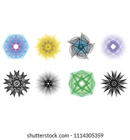 Sacred geometry signs. Set of symbols and elements. Alchemy, religion, philosophy, spirituality, hipster symbols and elements. geometric shapes