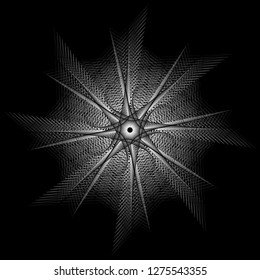 Sacred geometry signs. Set of symbols and elements. Alchemy, religion, philosophy