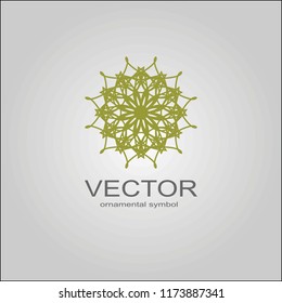  Sacred geometry. Spirograph.Vector elements. Digital watermark.