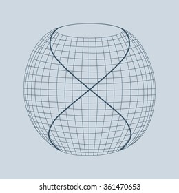 Sacred geometry symbol or element. Alchemy, religion, philosophy, astrology and spirituality themes