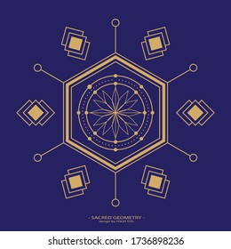 Sacred Geometry Symbol Vector Design