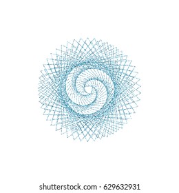 Sacred geometry symbol vector illustration