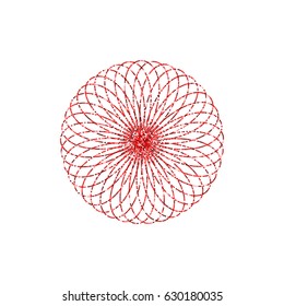 Sacred geometry symbol vector illustration