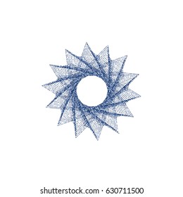 Sacred geometry symbol vector illustration