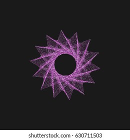Sacred geometry symbol vector illustration