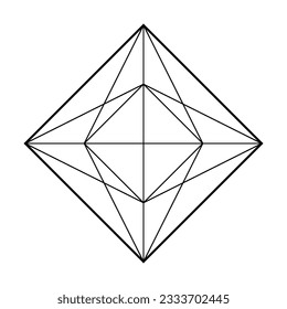 Sacred Geometry Vector Design Elements. This religion, philosophy, and spirituality symbols. the world of geometric with our intricate illustrations.