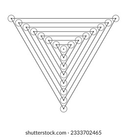 Sacred Geometry Vector Design Elements. This religion, philosophy, and spirituality symbols. the world of geometric mystic mandalas. intricately illustrations.