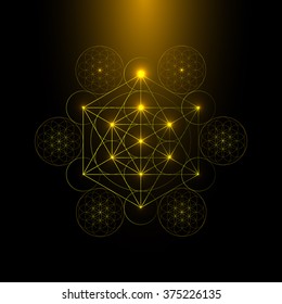 Sacred Geometry. Vector Illustration
