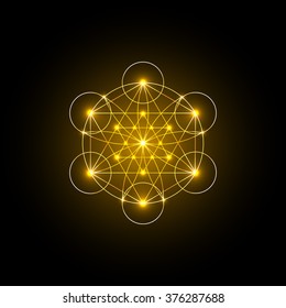 Sacred Geometry. Vector Illustration
