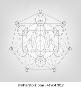 Sacred Geometry. Vector Illustration