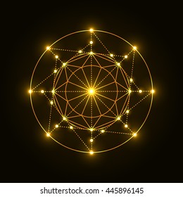 Sacred Geometry. Vector Illustration