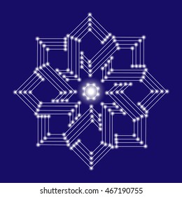 Sacred geometry vector illustration