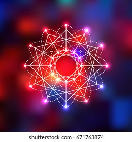 Sacred Geometry. Vector Illustration