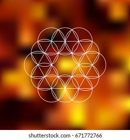 Sacred Geometry. Vector Illustration
