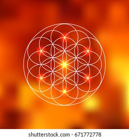 Sacred Geometry. Vector Illustration