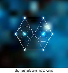 Sacred Geometry. Vector Illustration