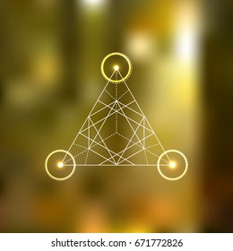 Sacred Geometry. Vector Illustration