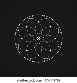 Sacred Geometry. Vector Illustration