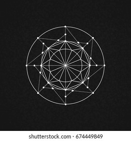 Sacred Geometry. Vector Illustration