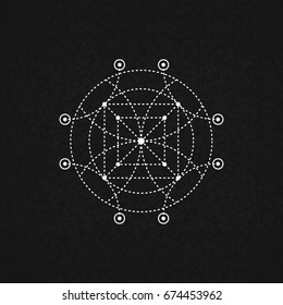 Sacred Geometry. Vector Illustration