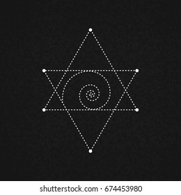 Sacred Geometry. Vector Illustration