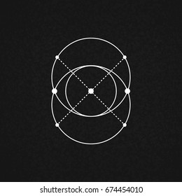 Sacred Geometry. Vector Illustration