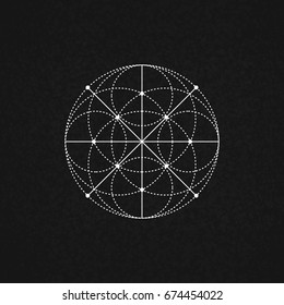 Sacred Geometry. Vector Illustration