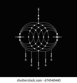 Sacred Geometry. Vector Illustration