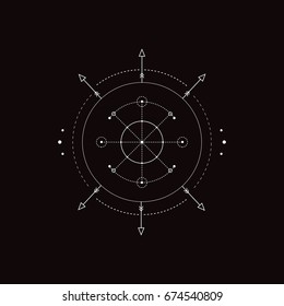 Sacred Geometry. Vector Illustration