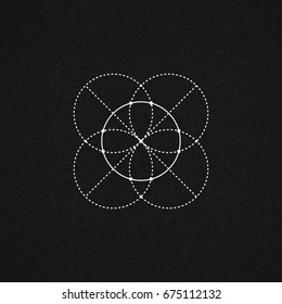 Sacred Geometry. Vector Illustration