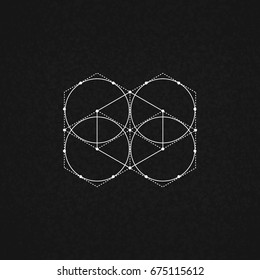 Sacred Geometry. Vector Illustration