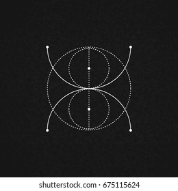 Sacred Geometry. Vector Illustration