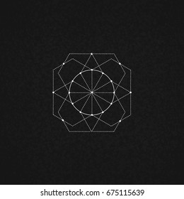 Sacred Geometry. Vector Illustration