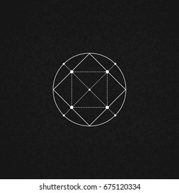 Sacred Geometry. Vector Illustration