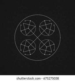 Sacred Geometry. Vector Illustration