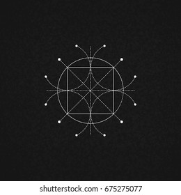 Sacred Geometry. Vector Illustration