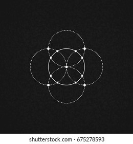 Sacred Geometry. Vector Illustration