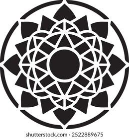 
Sacred Geometry-inspired mandala design , Mandala Design