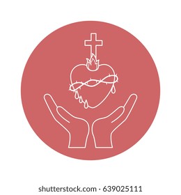 sacred heart icon