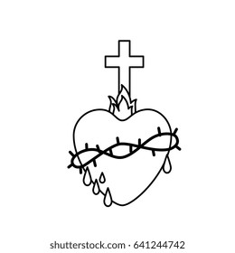 sacred heart icon