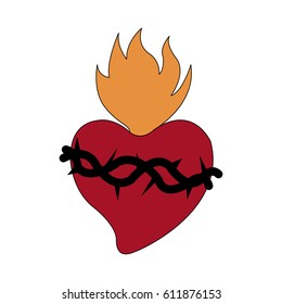 sacred heart icon image