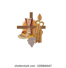 SACRED IMAGE, IHS GOLD EMBROIDERY FOR LITURGICAL CLOTHES AND SACRED CEREMONIES. SACRED CATHOLIC SYMBOLS IN ANCIENT STYLE WITH GOLDEN DECORATIONS