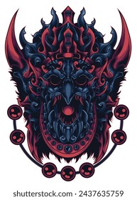 Sacred King Jatayu Illustration Design: Vector Mascot for Logo, Sticker, T-Shirt, Tattoo