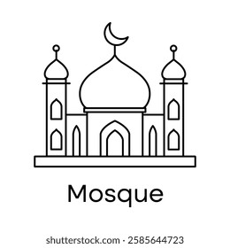 A sacred mosque representing faith, prayer, and Islamic tradition.